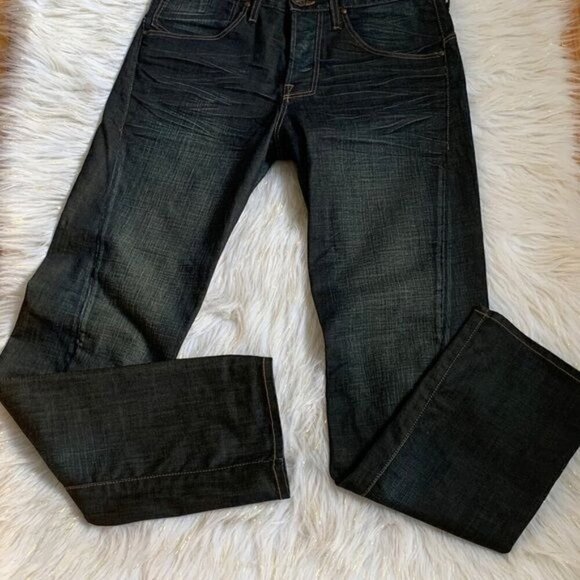 Truth, Freedom & Bread blue jeans 31 straight dark wash - Picture 3 of 13